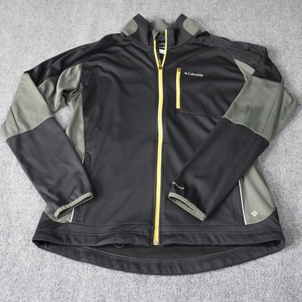 Columbia‎ Omni Wind Block Full Zip Jacket Mens L Lightweight Breathable Coat